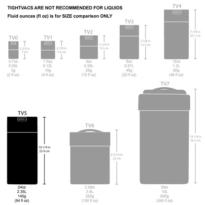 נובמבר 4 - מיכל ואקום לקפה Tight Vac - 2.35L (680 גרם פולי קפה)